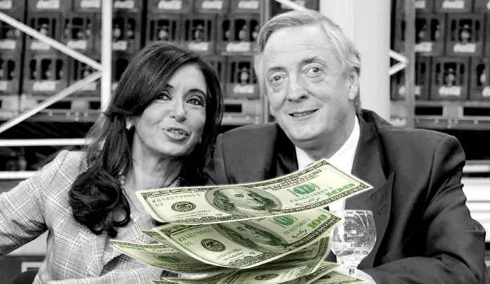 Nestor y Cristina dolares