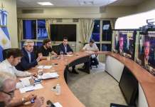 Fernández en videoconferencia con todos los gobernadores del país