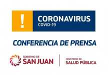 Mirá la conferencia de prensa informando la situación sanitaria de San Juan