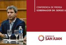 Mirá la conferencia de prensa que ofreció Gobernador Uñac