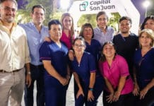 El Intendente Baistrocchi saludó a "los héroes" que trabajan en la Salud