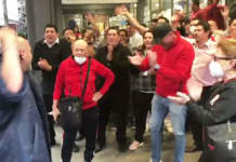 Clausuraron un supermercado y el chanta Alfredo Coto lideró la protesta