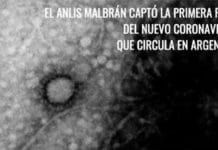 Difunden la primera foto del nuevo coronavirus que circula en Argentina