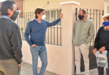 Capital: el Intendente Baistrocchi recorrió barrios, obras y visitó el Club Colón
