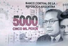 El nuevo billete de 5.000 pesos tendrá la cara de dos médicos argentinos