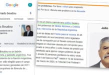 ¿Otro error?: Wikipedia trató a Boudou de "ladrón" y a De Vido de "chorro" y "bosta"