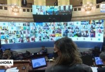 Video: histórica sesión virtual en el Senado de la Nación