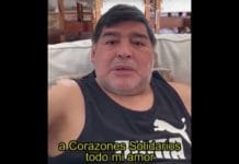 Conmovedor: Maradona rompió en llanto mientras grababa un video solidario