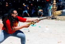 Detuvieron en Uruguay al militante que disparó con un mortero frente al Congreso