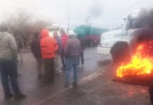 San Juan: camioneros cortaron Ruta 40 para protestar por los controles