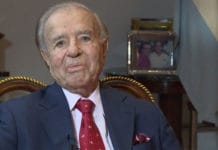 Murió el expresidente Carlos Menem