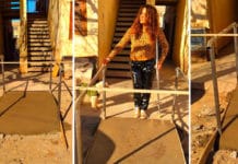 Vecina de Rivadavia agradeció a Fabián Martín una rampa para personas con discapacidad