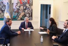El presidente y el Gobernador Uñac acordaron que San Juan se una a Argentina Construye