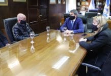El Gobernador Uñac se reunió con el secretario general de UTA San Juan