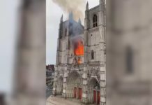Francia: abrieron una investigación por el incendio de catedral gótica de Nantes
