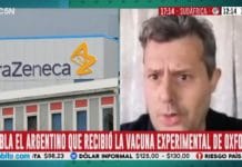 Un argentino recibió la vacuna de Oxford: "No tuve síntomas"