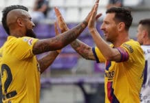 El Barcelona le ganó al Valladolid y sigue dando pelea en el campeonato