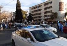 En San Juan, como en el resto del país, convocaron a un banderazo contra la Reforma Judicial