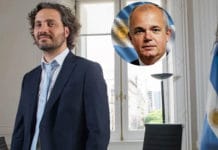 Santiago Cafiero se enojó con el abogado Fargosi por una foto y lo trató de "idiota"