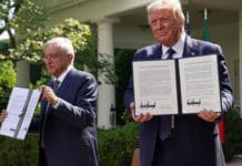 Trump recibió a López Obrador y aseguró que son "amigos, aliados y socios muy cercanos"