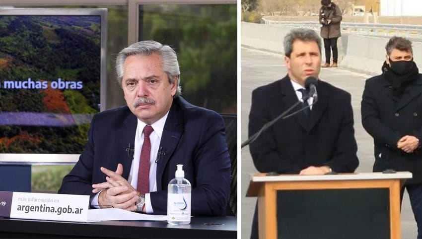 El Presidente Fernández le anunció al Gobernador Uñac los fondos para la obra de Ruta Nacional 40