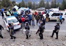 El Ministerio de Seguridad denunció a vecinos de Bariloche por oponerse a la toma de tierras