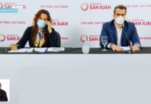 Video: funcionarios del Gobierno brindaron un informe sobre el Covid-19 en San Juan
