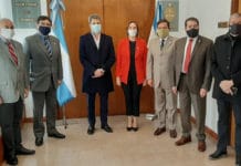 El Gobernador Uñac hizo una visita protocolar a la Corte de Justicia de San Juan
