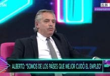 El Presidente Fernández confirmó en el canal de Cristóbal López que no habrá ajuste