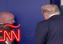 Trump abandonó raudamente una conferencia de prensa por tiroteo cerca de la Casa Blanca
