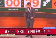 Video: el gesto de Diego Leuco que causó indignación en redes sociales