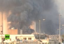 Video: una fuerte explosión sacudió Beirut