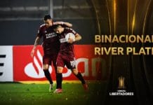 Todos los goles: River aplastó a Binacional en Lima y se quedó con un 6 a 0 de visitante