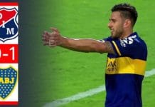 Sobre el final, Boca le ganó 1 a 0 a Deportivo Independiente Medellín