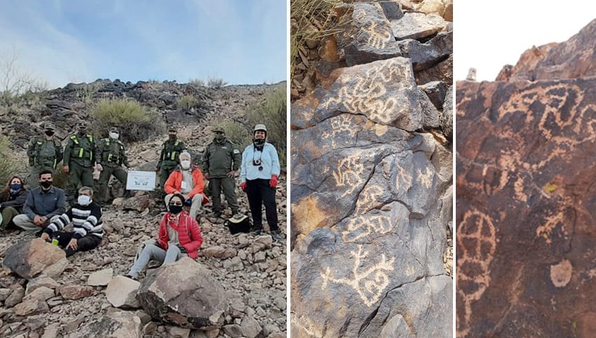San Juan: encuentran petroglifos en Calingasta