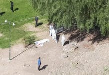 Autoridades de la Municipalidad de Rivadavia acompañaron a la familia del obrero fallecido