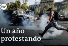 Chile: incidentes y protestas a un año del estallido social