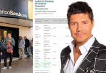 Pum para arriba: Tinelli es deudor del Banco San Juan y tiene 344 cheques rechazados