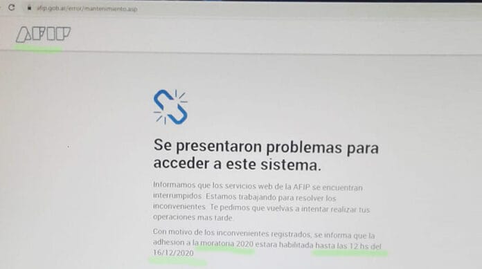 AFIP-caida