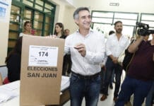 Franco Aranda camino a convertirse en el ecléctico Sergio Massa local