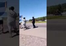 Mendoza: protestaron contra la megaminería y le gritaron "traidor" a Fernández