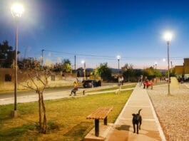 La Ciudad de San Juan avanza con la limpieza de plazas y espacios verdes del sector sur