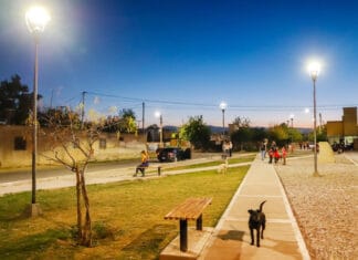 La Ciudad de San Juan avanza con la limpieza de plazas y espacios verdes del sector sur