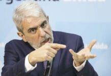 Aníbal Fernández cruzó a Sergio Berni: "Es irresponsable hablar de terrorismo"