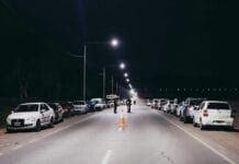 Ullum: inauguraron 12 kilómetros de iluminación sobre la Ruta provincial 60