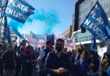 Buenos Aires: tensión en Aeroparque por protesta de despedidos de Latam