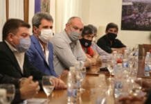 San Juan: el Gobernador Uñac recibió a agricultores de Jáchal