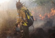 Continúa el trabajo de la dotación de bomberos sanjuaninos en Corrientes