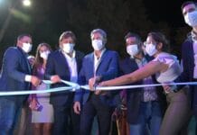 Angaco: inauguraron obras de iluminación e infraestructura en su 206º aniversario