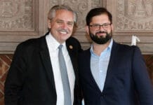 Boric se reunió con Fernández en Casa Rosada en su primera visita a Argentina